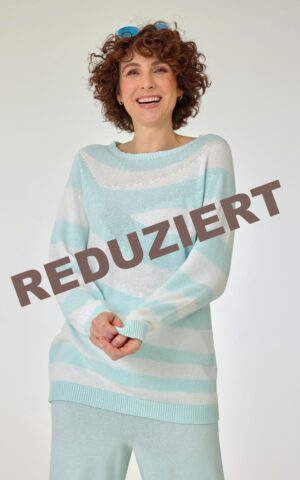 Strickpulli Modell Nadine<span> - </span>Aqua, 5-6 / 44-46