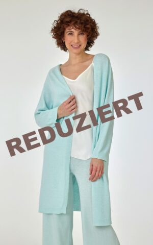 Strickcardigan Modell Nicole<span> - </span>Aqua, 3-4 / 40-42