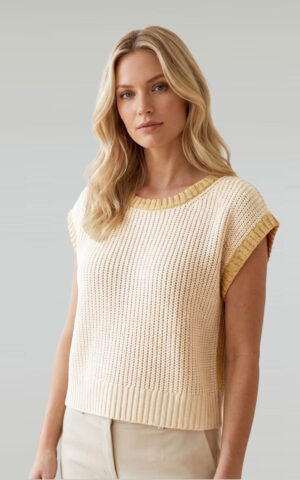 Strickpullunder Modell Antonia<span> - </span>Crystalsand, 5-6 / 44-46
