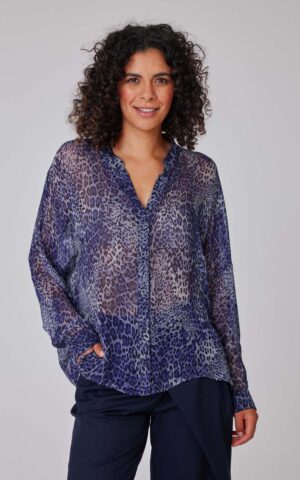 Bluse Modell Alicia<span> - </span>Leo Indigo Mini, 3-4 / 40-42