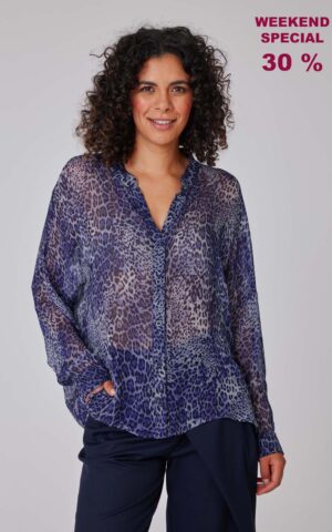 Bluse Modell Alicia<span> - </span>Leo Indigo Mini, 5-6 / 44-46
