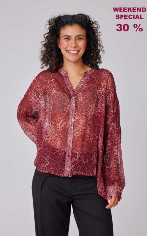 Bluse Modell Alicia<span> - </span>Leo Red Mini, 1-2 / 36-38