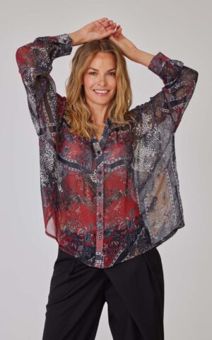 Bluse Modell Alicia<span> - </span>Palazzo Red, 1-2 / 36-38