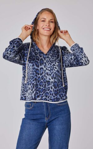 Hoodiebluse Modell Fabienne<span> - </span>Leo Indigo Maxi, 1 / 36