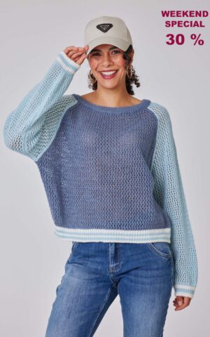 Strickpulli Modell Karoline<span> - </span>Ash Blue, 1-2 / 36-38