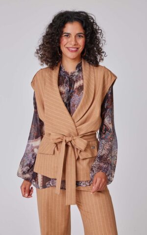 Gilet Modell Anetta<span> - </span>Camel NS, 5-6 / 44-46