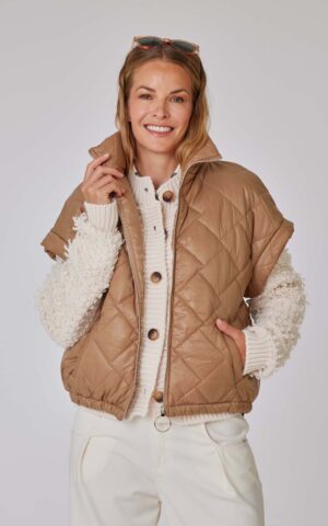 Weste Modell Bianca<span> - </span>Camel, 5-6 / 44-46