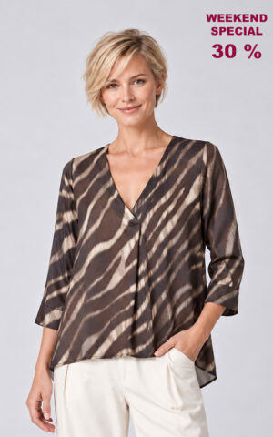 Bluse Modell Felicita<span> - </span>Safari Braun, 1 / 36