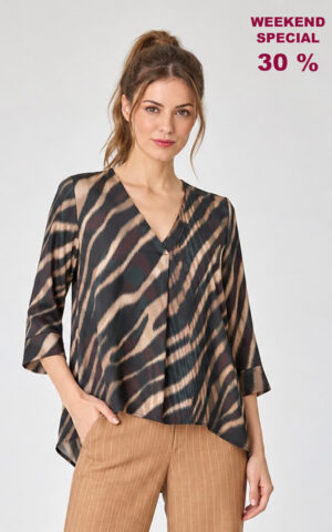 Bluse Modell Felicita<span> - </span>Safari Schwarz, 1 / 36