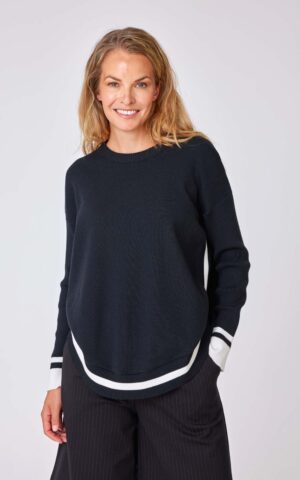Strickpulli Modell Jade<span> - </span>Schwarz, 5-6 / 44-46