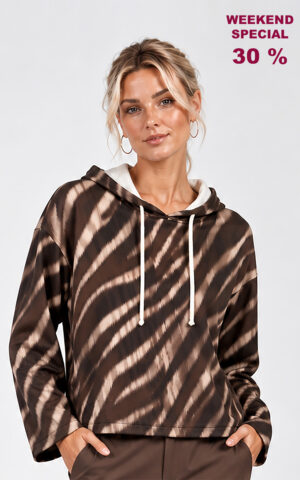 Hoodie Modell Soraya<span> - </span>Safari Braun, 1-2 / 36-38
