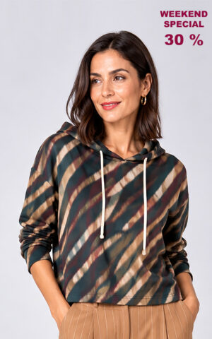 Hoodie Modell Soraya<span> - </span>Safari Schwarz, 1-2 / 36-38